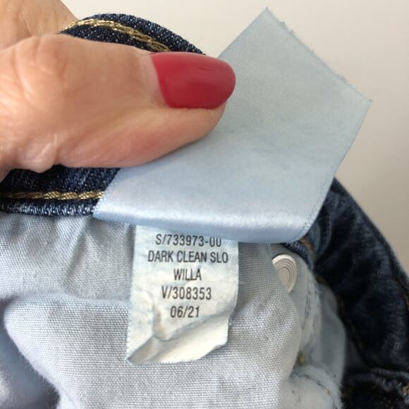 Old Navy Women's High-Rise Slouchy Straight Button-Fly Jeans Size 14 Tall - Picture 8 of 8